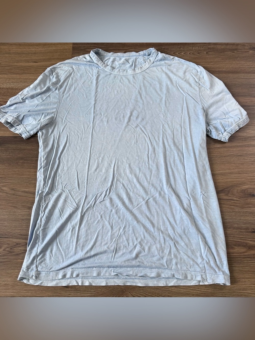OFFICINE GENERALE Shirt Mens XL* Blue Pullover Crew Tee Casual Classic Luxury